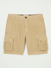 Pedra - FATFACE Linen Shorts cargo de algodão - Imagem 5 de 5