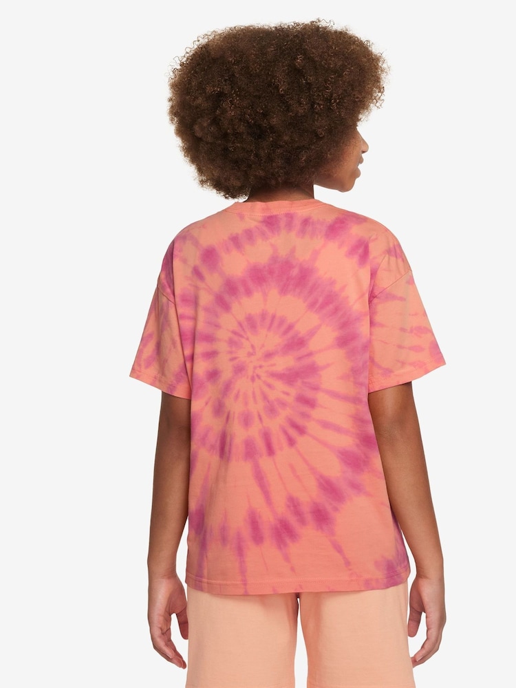 Nike Apricot Orange Sportswear 100% Cotton T-Shirt - Image 2 of 3