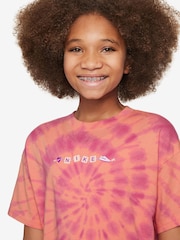 Nike Apricot Orange Sportswear 100% Cotton T-Shirt - Image 3 of 3