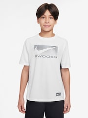 Nike White Multi Dri-FIT Short Sleeve T-Shirt - Image 1 of 3