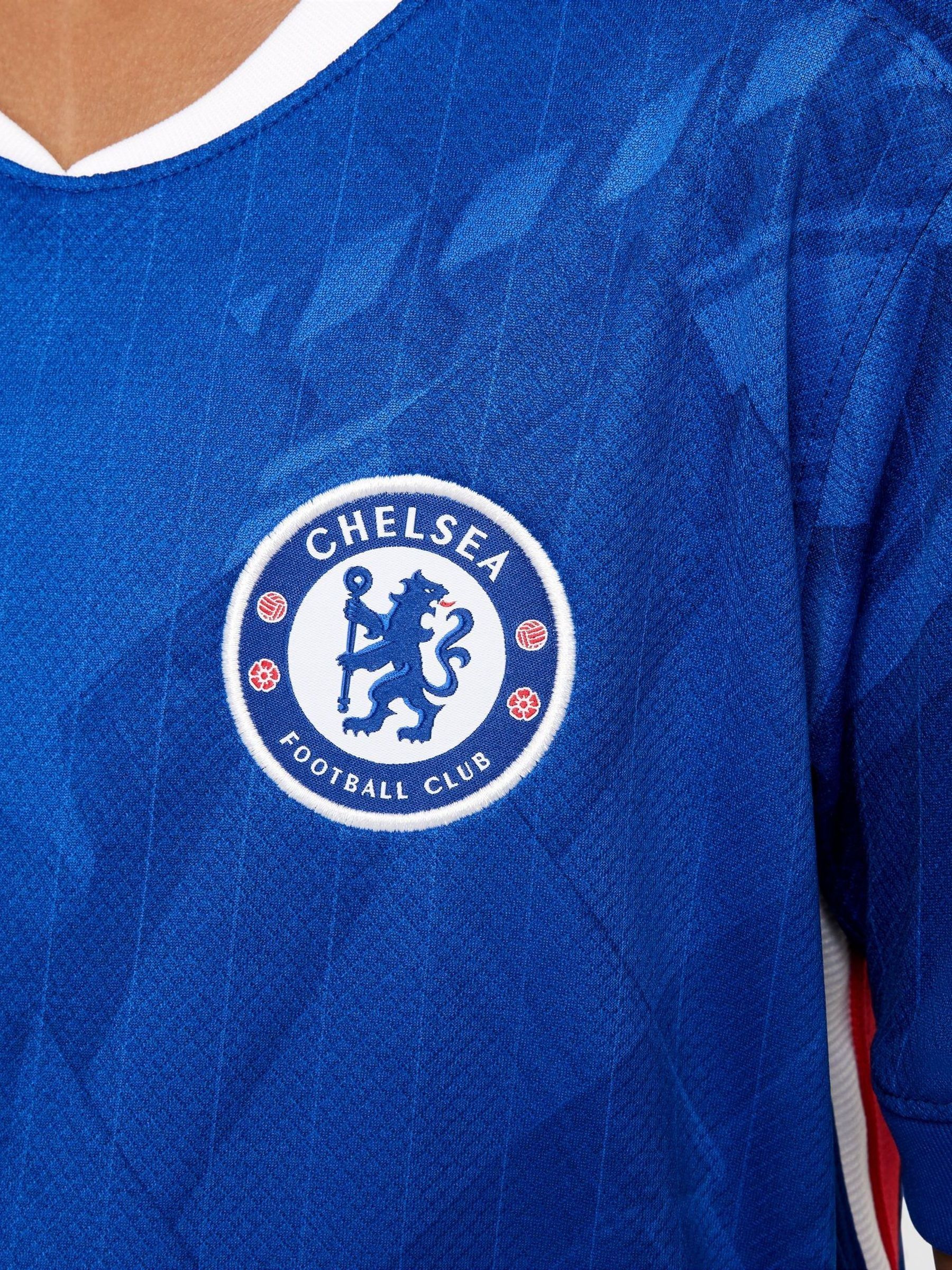 Buy Nike Blue Chelsea FC 2025/26 Stadium Home Football Shirt from