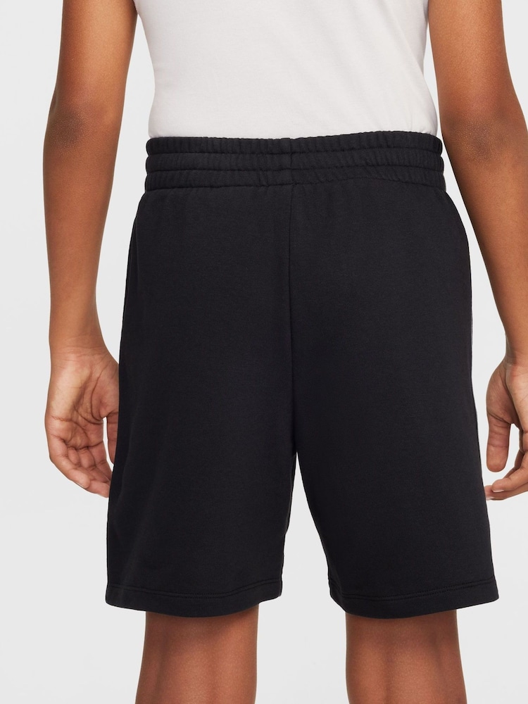 Nike Black Multi Dri-FIT Fleece Shorts - Image 2 of 4