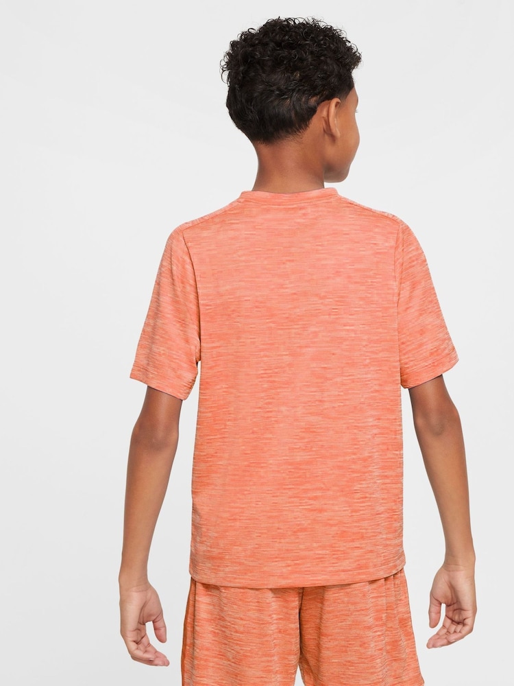 Абрикосово-оранжевый - Футболка с короткими рукавами Nike принтом Dri-FIT - Image 2 of 5