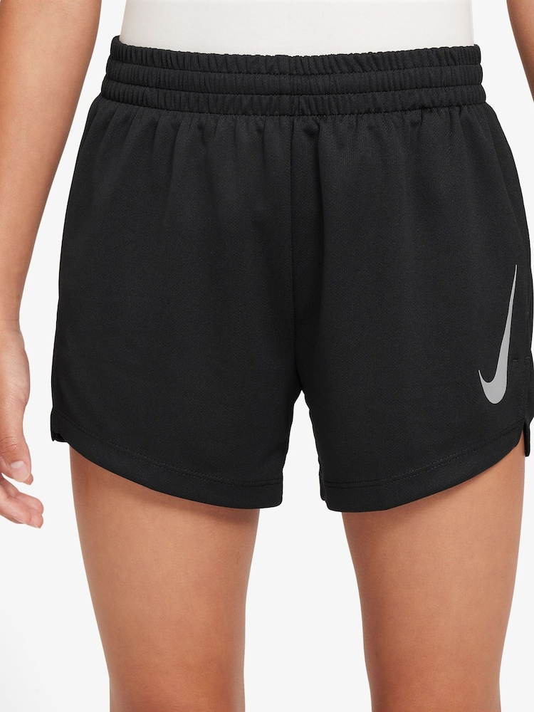Nike Black Multi Dri-FIT Split Shorts - Image 1 of 5