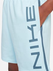 Nike Glacier Blue Multi Dri-FIT Fleece Shorts - Image 4 of 4