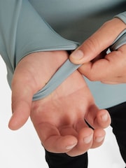 Nike Blue Dri-FIT Academy 25 Half Zip Drill Top - Image 3 of 3