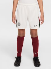 Nike White Chelsea FC Away Stadium Football Shorts - Image 1 of 8