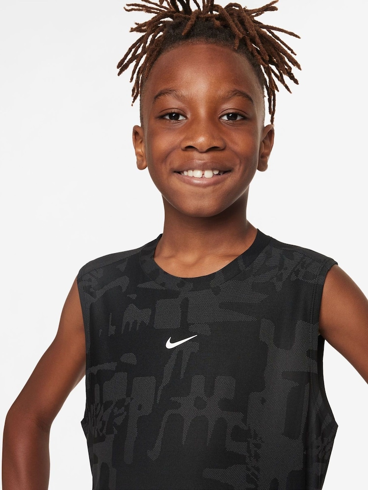 Nike Black Multi Dri-FIT Vest - Image 2 of 3