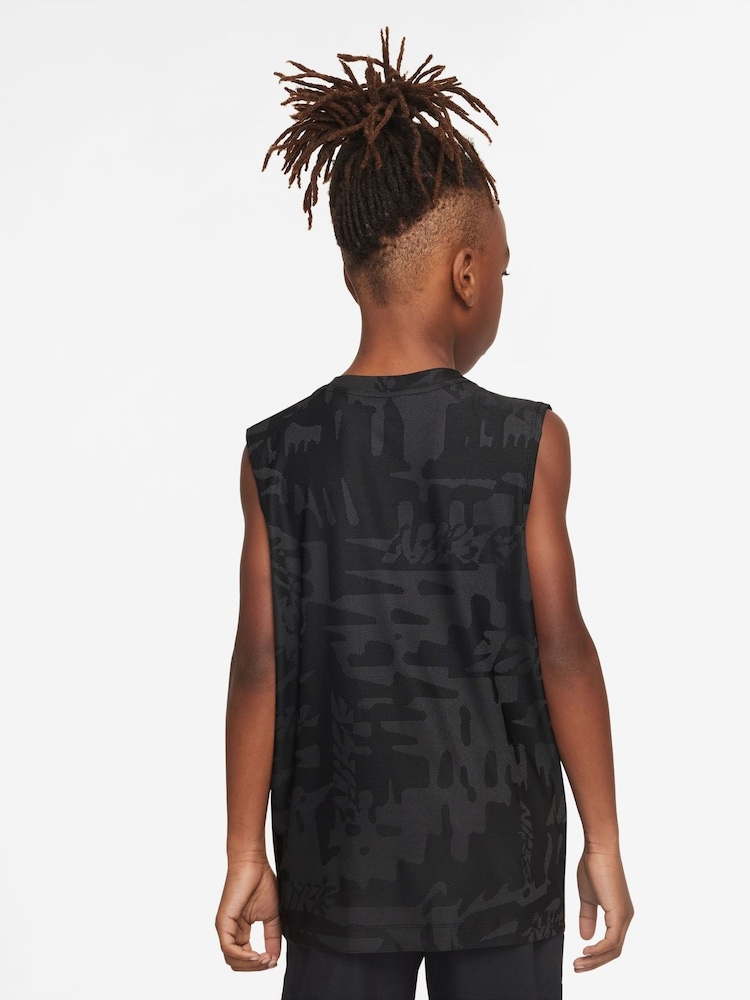 Nike Black Multi Dri-FIT Vest - Image 3 of 3