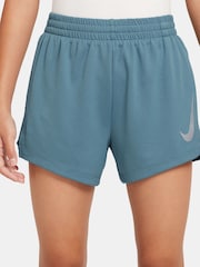 Nike Smokey Blue Multi Dri-FIT Split Shorts - Image 1 of 4