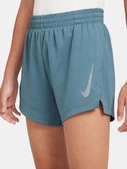 Nike Smokey Blue Multi Dri-FIT Split Shorts - Image 3 of 4
