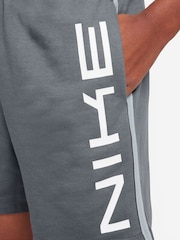 Nike Smoke Grey Multi Dri-FIT Fleece Shorts - Image 4 of 4