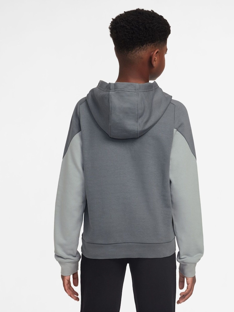 Nike Smoke Grey Dri-FIT Pullover Hoodie - Image 2 of 3