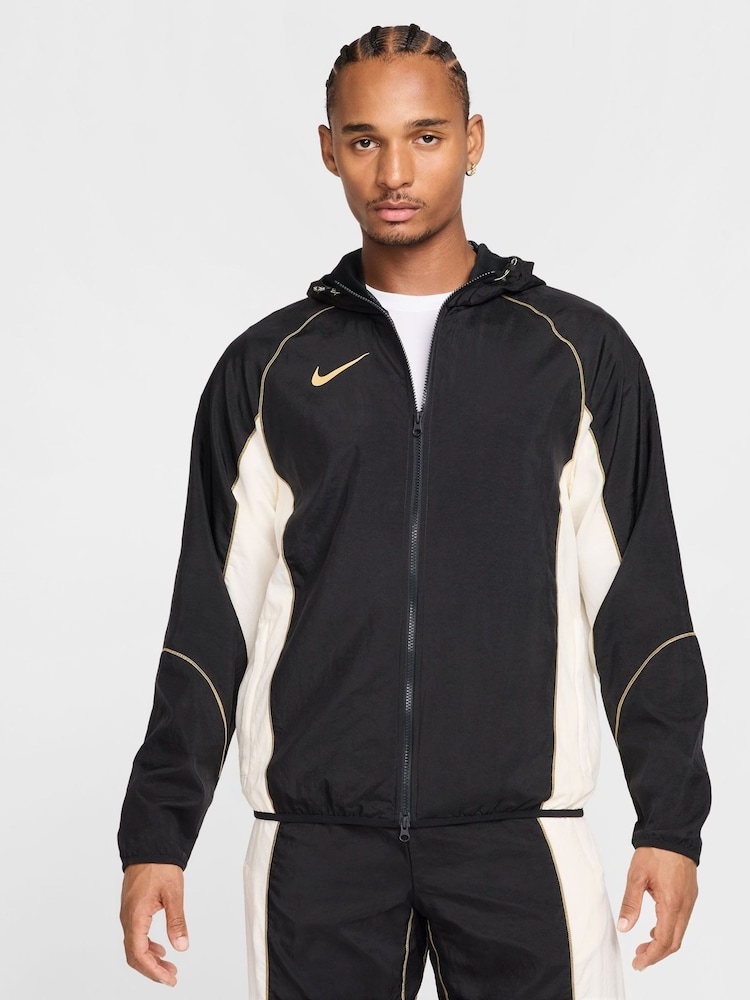 Nike Black/Gold Strike Hooded Training Jacket - Image 1 of 7