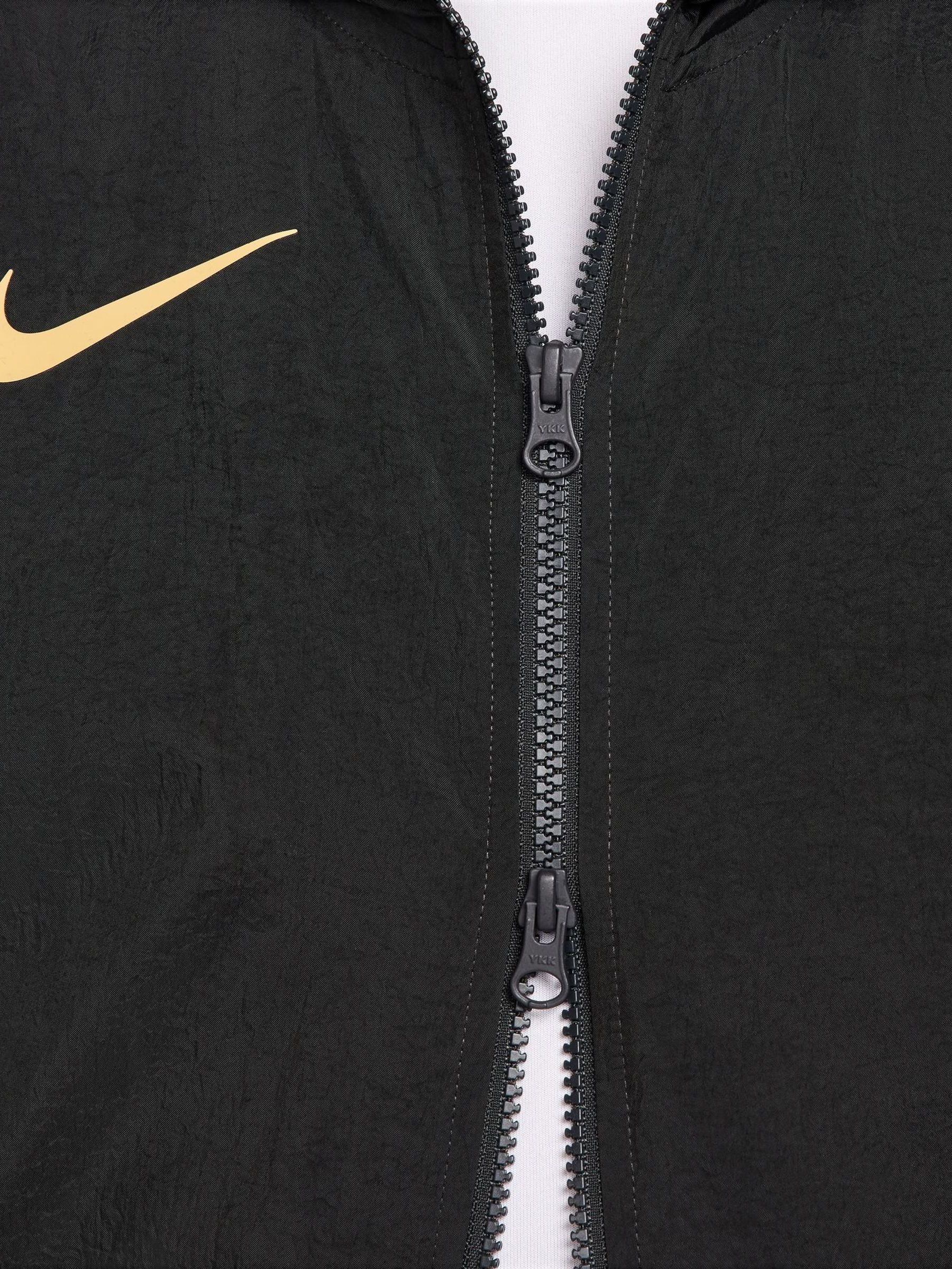 gold nike wind breaker