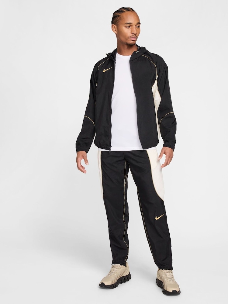 Nike Black/Gold Strike Hooded Training Jacket - Image 7 of 7 Nike Black/Gold Strike Hooded Training Jacket - Image 7 of 7