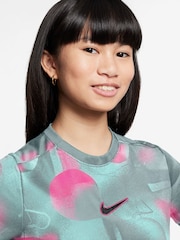 Nike Flamingo Pink Academy+ Dri-FIT T-Shirt - Image 3 of 3