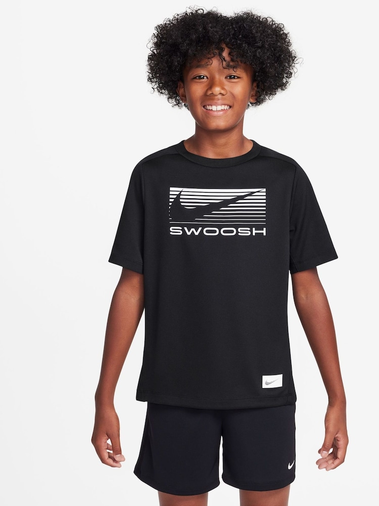 Nike Black Multi Dri-FIT Short Sleeve T-Shirt - Image 1 of 3