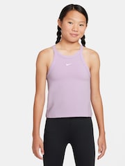 Nike Doll Lilac High Neck Vest Top Bra - Image 1 of 3