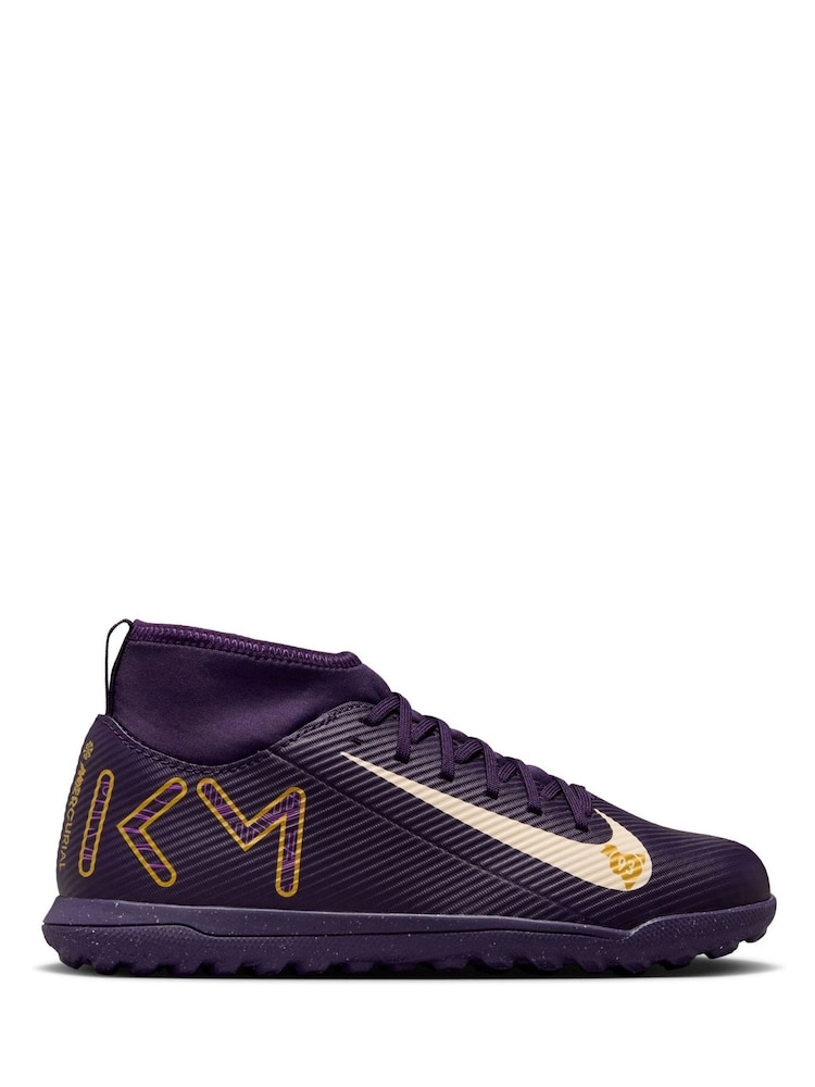 Nike Kids Mercurial Superfly Club Kylian Mbappe Turf Football Boots - Image 1 of 10