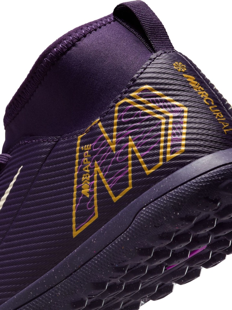 Nike Kids Mercurial Superfly Club Kylian Mbappe Turf Football Boots - Image 10 of 10