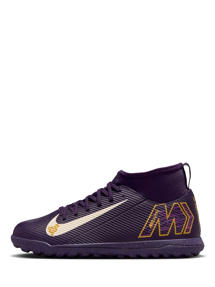 Nike Kids Mercurial Superfly Club Kylian Mbappe Turf Football Boots - Image 2 of 10