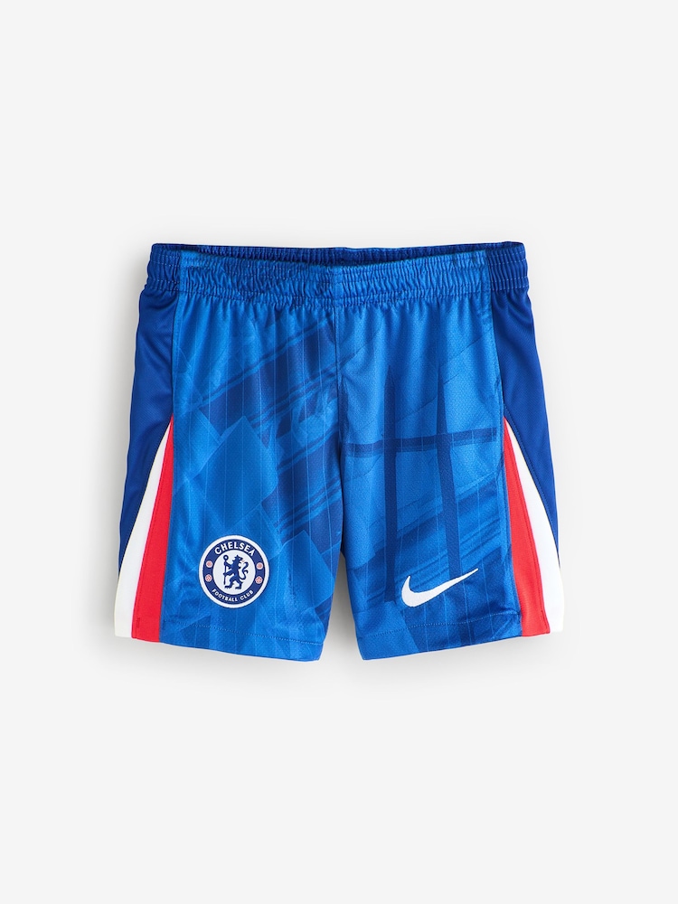 Nike Blue Chelsea FC Home Stadium Football Shorts - Image 1 of 1