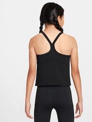Черный - Бюстгальтер с высокой горловиной Nike - Изображение 2 из 3