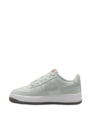 Nike Photon Grey Air Force 1 LV8 2 Trainers - Image 2 of 4
