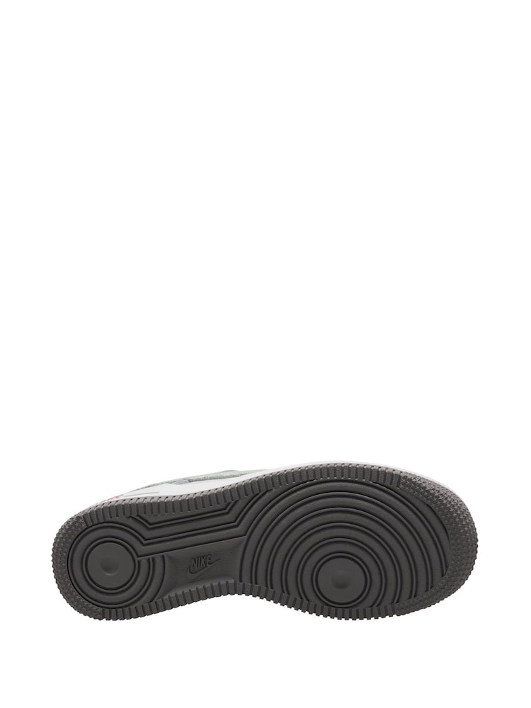 Nike Photon Grey Air Force 1 LV8 2 Trainers - Image 4 of 4