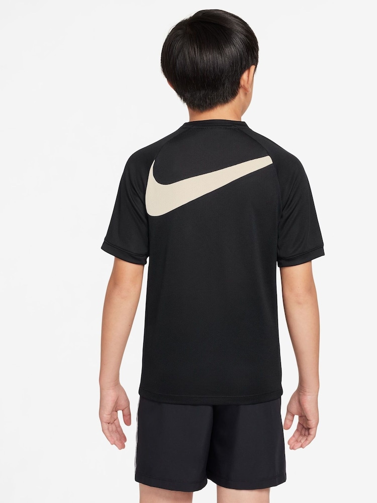 Nike Black Academy25 Dri-FIT Football T-Shirt - Image 2 of 7 Nike Black Academy25 Dri-FIT Football T-Shirt - Image 2 of 7