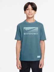 Nike Smokey Blue Multi Dri-FIT Short Sleeve T-Shirt - Image 1 of 3