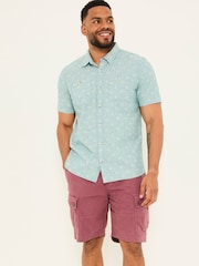 FatFace Breakyard Plum Purple Cargo Shorts - Image 1 of 8