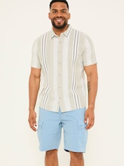 FatFace Breakyard Blue Cargo Shorts - Image 1 of 9