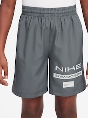 Nike Smoke Grey Multi Dri-FIT Woven Shorts - Image 1 of 4