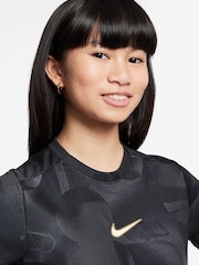 Nike Royal Blue Academy+ Dri-FIT T-Shirt - Image 3 of 3