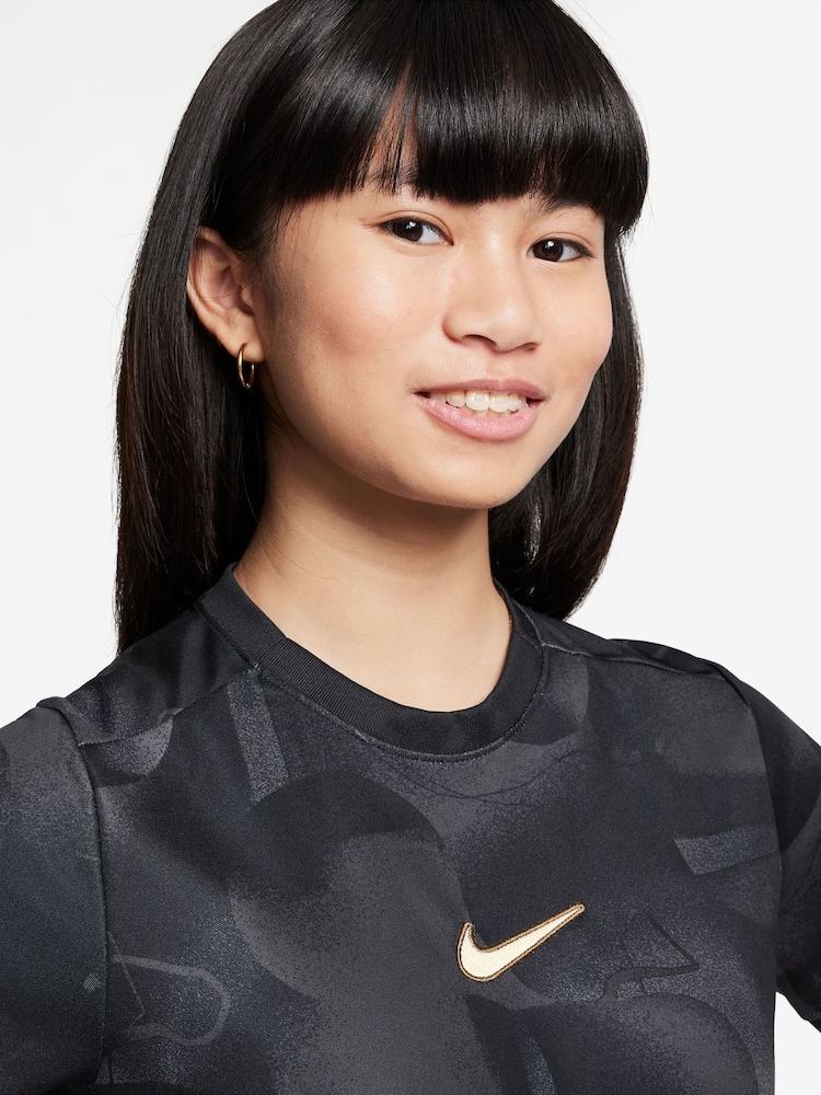 Nike Royal Blue Academy+ Dri-FIT T-Shirt - Image 3 of 3