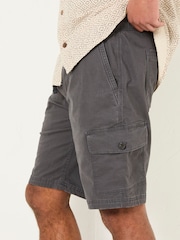 Темно-серый - FatFace Pull On Cargo Shorts - Изображение 4 из 7