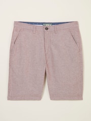 FatFace Mawes Pink Cotton Linen Chino Shorts - Image 5 of 6
