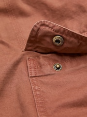 FatFace Rye Burnt Orange Garment Dye Utility Shorts - Image 6 of 6