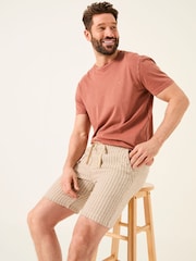 FatFace Seaton Natural Pull On Shorts - Image 4 of 7