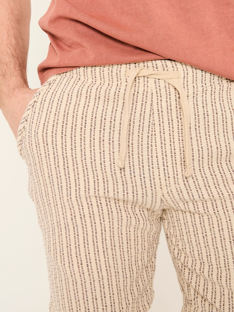 FatFace Seaton Natural Stripe Pull On Shorts - Image 5 of 7