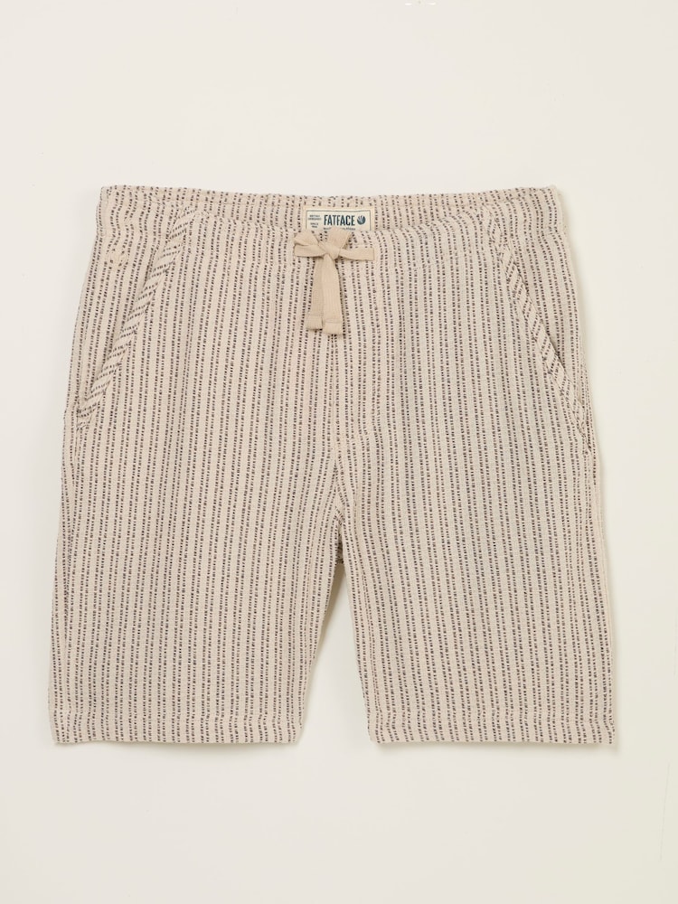 FatFace Seaton Natural Stripe Pull On Shorts - Image 6 of 7