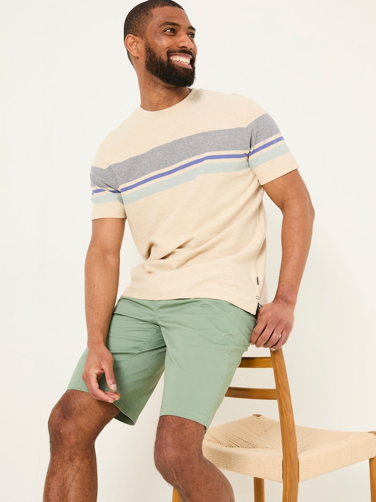 Verde - Pantalones cortos chinos de FatFace - Imagen 2 de 6
