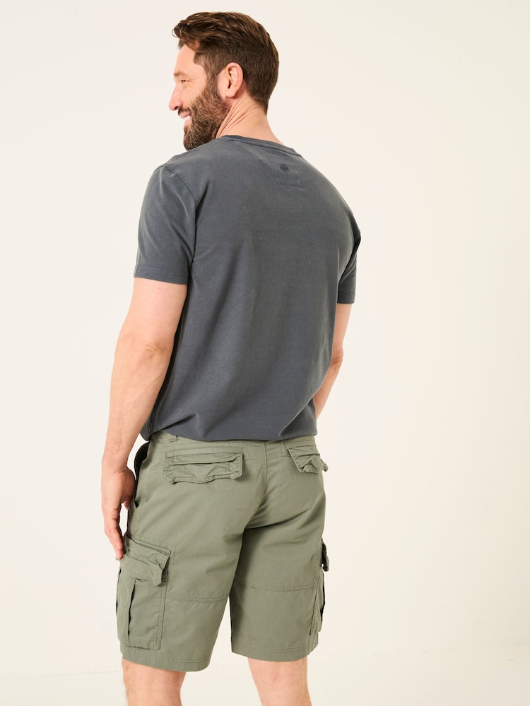 FatFace Bude Green Cargo Shorts - Image 2 of 8