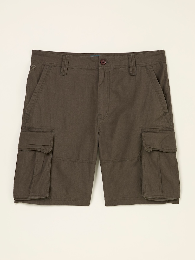 FatFace Bude Brown Cargo Shorts - Image 1 of 3