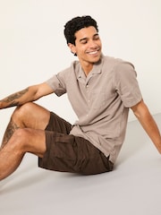 FatFace Bude Brown Cargo Shorts - Image 4 of 7