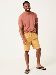 FatFace Seaton Yellow Pull On Shorts - Image 3 of 6