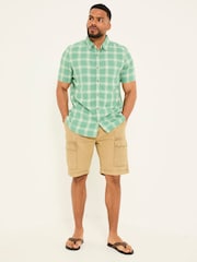 Песочный - FatFace Garment Dye Utility Shorts - Изображение 5 из 7