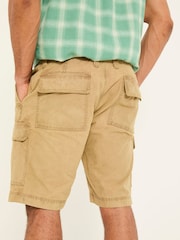 Песочный - FatFace Garment Dye Utility Shorts - Изображение 6 из 7